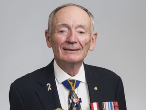 Royal Canadian Legion Dominion Grand President and retired Royal Canadian Navy Vice Admiral Larry Murray credits his time with the cadets in Stratford as a boy with providing a solid foundation on which he built his long and successful career in the military and public sector. Submitted photo