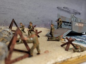 New exhibit "If I Build A Story: Models of World War II" by model maker Barry Getschel opened this week at the Strathcona County Museum and Archives (Strathma). Photo Supplied