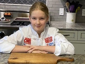 Parkland County's 12-year-old Mackenzie Tonhauser is one of 26 winners of the 2021 Kid Food Nation 'National Recipe Contest.' Photo by Melanie Tonhauser.