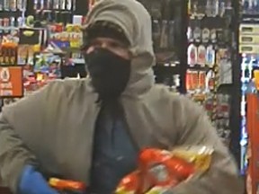 North Bay police are looking for the public’s assistance in identifying this robbery suspect.