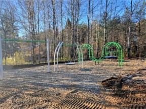 With the playground equipment just having gone into the Edgar Street Park, the public is asked to refrain from using it because not all the work is complete and the equipment still needs to be inspected.
Christine Hickey Photo