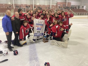 The North Bay & District U16 AAA Trappers captured gold at the Kitchener Blueline Tournament in the U16 AAA Division over the weekend.