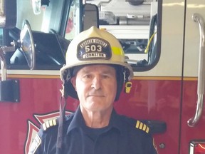 Newly named Saugeen Shores acting-fire chief, Brian Johnston, 65, said he’s ‘excited’ to move ahead on a short-term basis following the sudden recent resignation of chief Phil Eagleson.