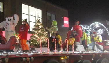 A number of organizations, businesses and industries teamed up in designing and putting together some of floats that were seen during the 2021 Timmins Santa Claus Parade held Saturday night.

RON GRECH/The Daily Press