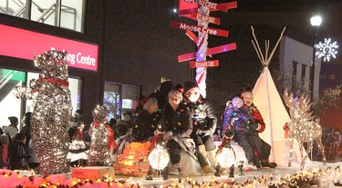 The Mushkegowuk Youth Department was awarded for "Best Small Float" entered in the 2021 Timmins Santa Claus Parade held Saturday night.

RON GRECH/The Daily Press