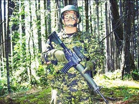 Tyren Heck learned many skills in the Raven Indigenous Youth Program in Esquimalt, BC, last summer and earned a certificate in basic military qualifications. He’s planning to do basic infantry soldier training after he graduates from high school in Fairview, in 2022.