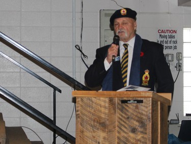 Legion Padre David Goff asked attendees to reflect on the sacrifices of service members.