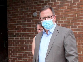 Chatham-Kent Darrin Canniff wearing a mask in August 2021. File photo