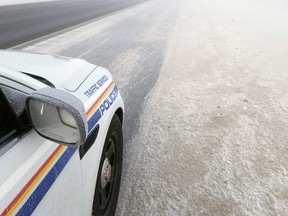 RCMP are warning people to be prepaired for winter driving as the slippery stuff is here for a while. (supplied photo)