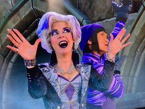 Stratford actor Sara-Jeanne Hosie is the villain Frostina in Alice in Winterland, this year's Ross Petty Holiday Panto. Like last year, the panto is going virtual again, this time as a choose-your-own-adventure show available to stream online Dec. 18 and 19. Submitted photo