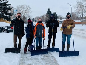 Volunteer Strathcona is looking for at least 20 more volunteers to help with its SnowBusters program this winter. Photo Supplied