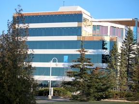 View of east exterior of Civic Centre in Sault Ste. Marie, on Saturday, May 16, 2020.