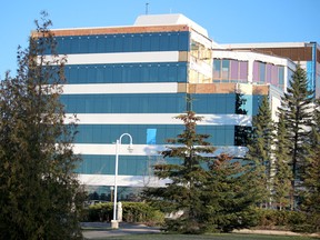 View of east exterior of Civic Centre in Sault Ste. Marie, on Saturday, May 16, 2020.. The Sault Ste. Marie Sports Hall of Fame Committee inducted Rudy Timmerman and Graham Newman into the local hall of fame via virtual conference call on Thursday afternoon.