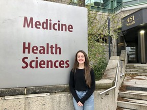 Chatham native Ashley Jackson was recently named a Rhodes Scholar, one of only 11 students selected for the honour across Canada this year. (Handout)