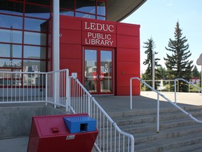The Leduc Public Library board recommended the elimination of late fees for overdue items. (Ted Murphy)