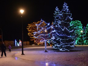 Spruce Grove's annual 'Light Up' event is set to return to Central Park, with a display of Christmas lights, hot chocolate, public skating and an outdoor winter market.