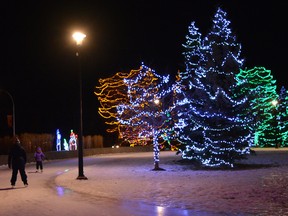 Spruce Grove's annual 'Light Up' event is set to return to Central Park, with a display of Christmas lights, hot chocolate, public skating and an outdoor winter market.