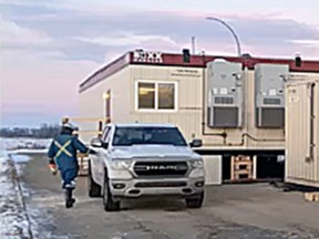 The trailers for an emergency winter shelter were expected to open Dec. 1.
City of Wetaskiwin