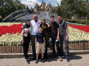 Visiting Canada’s Wonderland summer 2021. Photos provided by the Kincardine Refugee Committee.