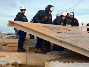 Grade 10 students with the Parkland School Division's outreach school, Connections For Learning, showcased skills and knowledge learned through a program of choice in the Division called Building Futures, during an on site demonstration on Nov. 22.