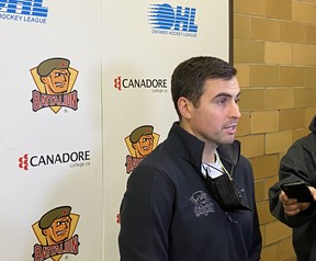 Adam Dennis, General Manager for the North Bay Battalion has been named the league's best for 2023-24