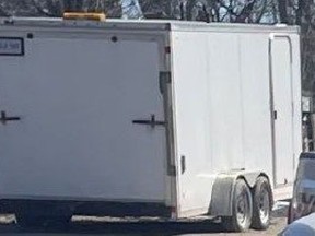 An image of the stolen trailer.