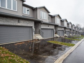 It is alleged that owners of this condo development in Tillsonburg, Ontario have terminated the contract with buyers, after they purchased, and increased the price 25 per cent. Photo shot in Tillsonburg, Ont. (Derek Ruttan/The London Free Press)