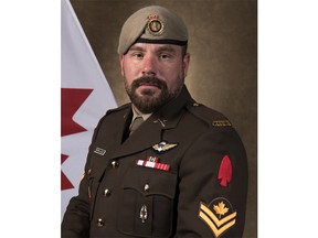 Master Cpl. Dany Drapeau-Guay of the Canadian Special Operations Training Centre (CSOTC) at Garrison Petawawa will stand guard at the National War Memorial in Ottawa on Nov. 11.