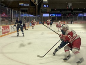 Nipissing Men's hockey Nov 2021/ Photo by Chris McKee.