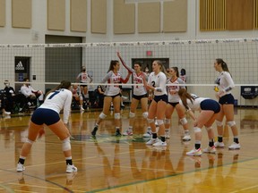 Nipissing Women's volleyball vs. York University Nov 19-2021. Photo by Chris McKee.