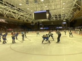 Nipissing women's hockey Nov 24-2021 v Ryerson. Photo by Chris McKee.