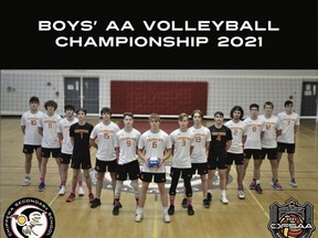 The OFSAA 'AA' Boys Volleyball Championship Nov 24-27 in North Bay.