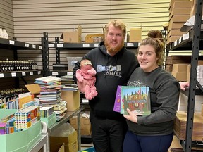 Spencer and Erica Hogan collect books to donate to the Sault Area Hospital's maternity unit for The Piper Project, after the lose of their daughter in October 2020. With a beautiful surprise the Hogan's welcomed their new daughter into the world October, 2021.