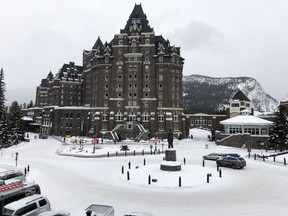 A view of the 135-year old Fairmont Banff Springs Hotel. Photo Marie Conboy/ Postmedia.