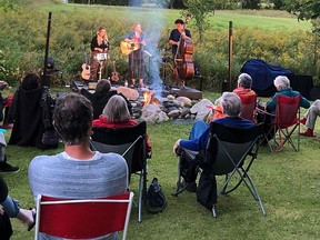 The Kerri Ough Trio perfroms at the Campfire venue at Westben Centre for Connection and Creativity. Westben was recently awarded two Ontario Tourism Resiliency Awards at the 2021 Ontario Tourism Summit in Ottawa. SUBMITTED PHOTO