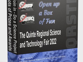 The annual Quinte Regional Science and Technology Fair is slated to be held virtually from April 1-3, 2022, and is open to all students in grades 4-12 from Hastings and Prince Edward Counties. SUBMITTED PHOTO