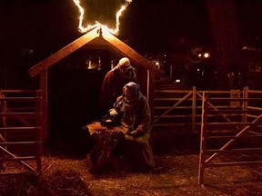 Pictured is one of the nativity scenes from last year's County Christmas at Emmanuel Baptist Church in Bloomfield. This year, the drive-thru event will be held Dec. 10 & 11.