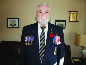 Beaumont's Frank Ralph spent four decades in the Royal Canadian Navy before switching careers and becoming a priest. (Ted Murphy)