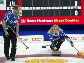 Brent Laing and Jennifer Jones will compete at the Brantford Mixed Doubles Curling Classic, Dec. 9-12, at the Brant Curling Club and Brantford Golf and Country Club.