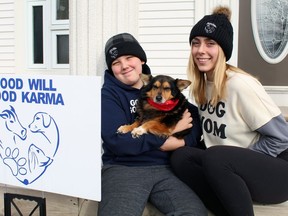 Will Finch, 11, and his sister Jada, 18, (with their dog Mari), of Mount Pleasant, operate Good Will Good Karma, raising awareness, supplies and funds to rescue animals from across Canada.