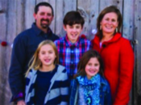 Brad and Karen Davis and family