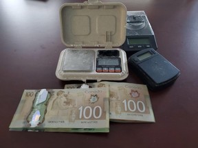 Provincial police released this photo following a drug bust in Prescott on Friday morning.
OPP photo/The Recorder and Times