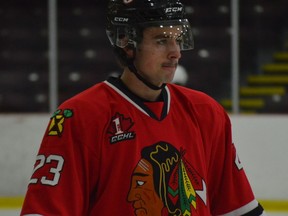 Forward Ryan Bonfield joined the Brockville Braves last week as part of the five-player trade with the Carleton Place Canadians. 
Tim Ruhnke/The Recorder and Times