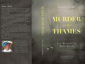Mary Jacob's story recounted in new novel, Murder on the Thames. Handout