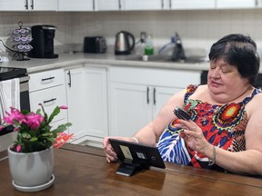 Dawn, a former nurse, was one of 120 patients that took advantage of SJCCC's remote care monitoring program. Handout/Cornwall Standard-Freeholder/Postmedia Network