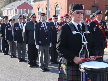 The parade to begin Remembrance Day ceremonies in Lancaster on Sunday afternoon. Photo on Sunday, November 7, 2021, in Lancaster, Ont. Todd Hambleton/Cornwall Standard-Freeholder/Postmedia Network
