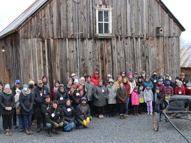 A Farm Fresh Ontario group photo at Springfield Farm. Photo on Tuesday, November 23, 2021, in Apple Hill, Ont. Todd Hambleton/Cornwall Standard-Freeholder/Postmedia Network