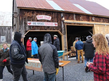 The start of the gathering at Springfield Farm. Photo on Tuesday, November 23, 2021, in Apple Hill, Ont. Todd Hambleton/Cornwall Standard-Freeholder/Postmedia Network