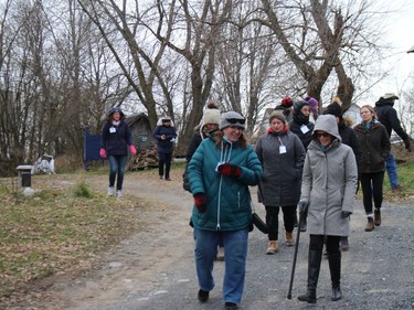 Farm Fresh Ontario members taking a tour at Springfield Farm. Photo on Tuesday, November 23, 2021, in Apple Hill, Ont. Todd Hambleton/Cornwall Standard-Freeholder/Postmedia Network