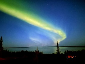 The northern lights as photographed while travelling in Canada's north earlier this year. Ron Bergeron/Special to the Cornwall Standard-Freeholder/Postmedia Network